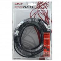 Síťový LAN kabel UTP crossover patchcord, Cat.5e, RJ45 samec - RJ45 samec, 15 m, nestíněný (3)