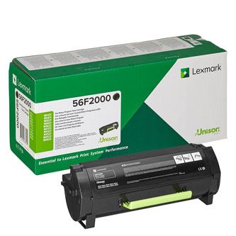 Originální toner Lexmark - 56F2000, black, 6000str., return