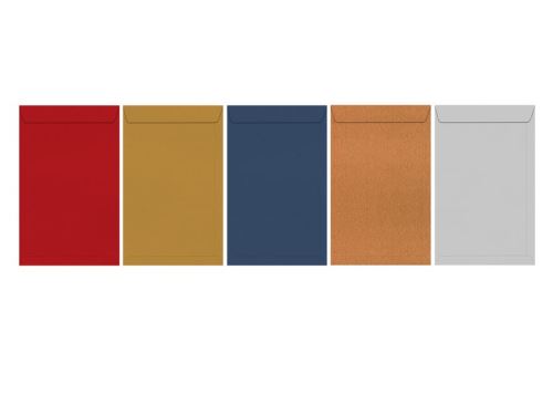 Obálka dopisní metallis C4 229x324mm-mix barev 5550376