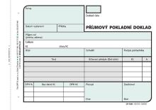 Příjmový doklad A6, samopropisovací, 2 x 50 listů 10911 (1)