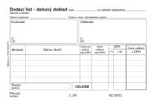 Dodací list - daňový doklad A6, propisující PT130 (3)