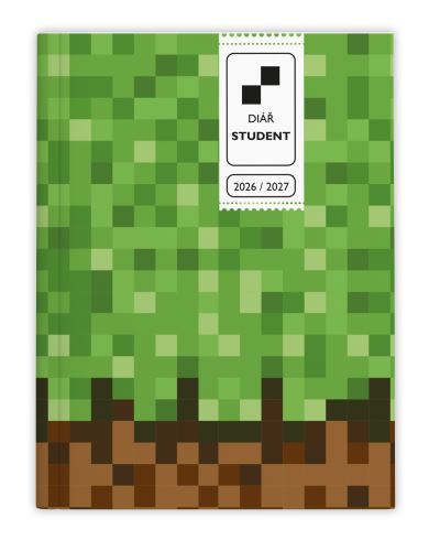 Diář týdenní - Student - V8 - lamino - kapesní - Kostky   BTS9-5-27