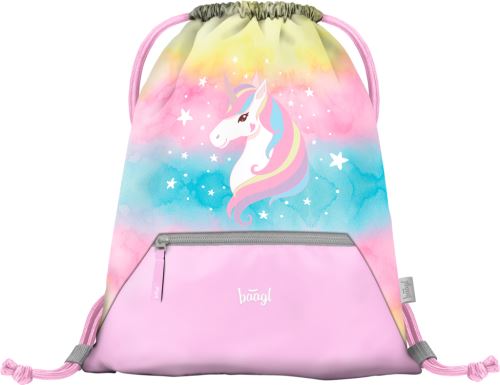 Sáček na obuv s kapsou BAAGL - Rainbow Unicorn   A-32384