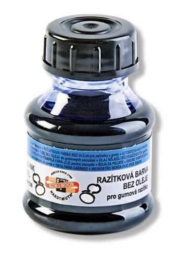 Razítková barva KOH-I-NOOR 50g, modrá, 142503