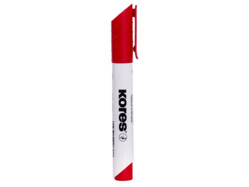 Stíratelný popisovač KORES K-Marker - červený - 3mm - kulatý - Whiteboard, Flipchart 20837