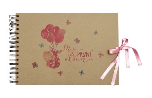 Album A4 - 300x210 - kraft - Holčička   BAL2-2-1