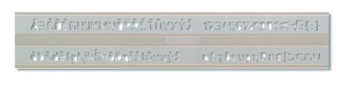 Šablona školní písmenová 911/7 mm