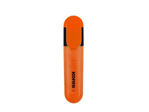 Zvýrazňovač KORES - Bright Liner - oranžový - 0,5-5mm - plochý - klínový hrot   36104
