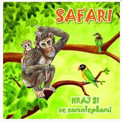 Obrázkové album se znovupoužitelnými samolepkami AKIM - SAFARI