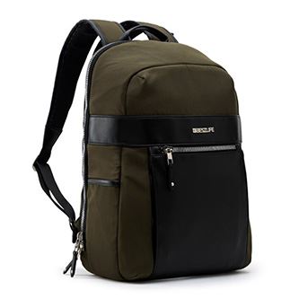Batoh na notebook Bestlife - 14,1", Alya, zelený z polyesteru