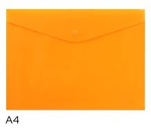 Obal spisový s klopou a drukem A4 LUMA,neon oranžový