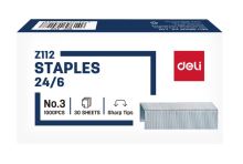 Kancelářské spojovače 24/6 DELI EZ112  C222117 (1)