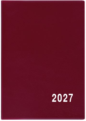 Diář měsíční - Anežka - PVC - bordó   BMA1-3-27
