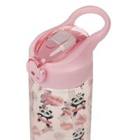 Láhev tritanová BAAGL na pití s brčkem - Panda, 500 ml   A-35409 (2)
