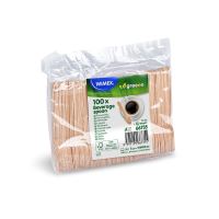 Lžička kávová ze dřeva - 11cm 100ks      66735 (1)