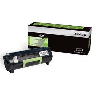 Originální toner Lexmark - 50F2000, 502, black, 1500str., return