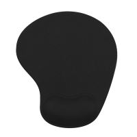 Podložka pod myš, ergonomická, gelová, mini, černá, Powerton (1)