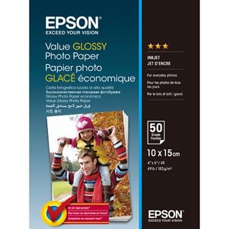 Fotopapír Epson Value Glossy Photo Paper, C13S400038, lesklý, bílý, 10x15cm, 183 g/m2