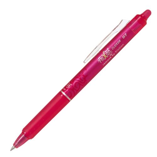 Roller gelový PILOT FriXion Clicker, růžová, 0,7mm, 2061-009 BLRT-FR7 přepisovatelný (1)