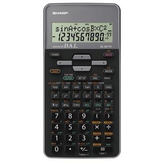 Kalkulačka Sharp  EL-531THGY, černá, školní