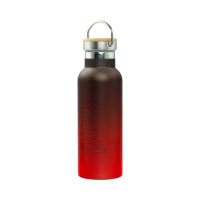 Termoláhev BAAGL - Gradient - s bambusovým víčkem - 500 ml - červeno-černá   A-34461