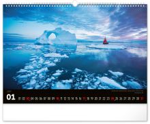 Kalendář nástěnný - Krajiny 2027 - 48 x 33 cm   PGN-36371-L (1)