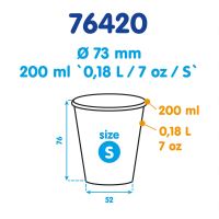 Kelímek papírový kraft - S - 200ml - 50ks   76420 (1)