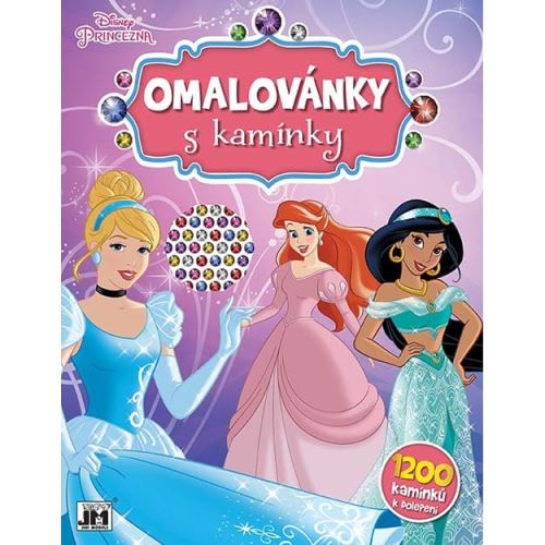 Omalovánky s kamínky Disney Princezny   3543-3