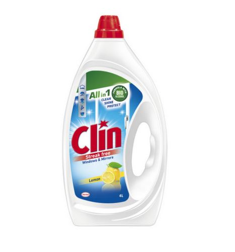 Clin WIndows&Glass Lemon 4 l