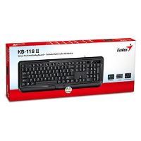 Klávesnice Genius KB-118 II COPILOT drátová (USB) CZ/SK, černá (5)