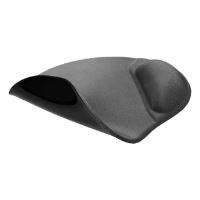 Podložka pod myš, polyuretan, šedá, 26x22.5cm, 5mm, Defender, lycrový povrch (1)