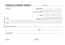Výdajový pokladní doklad A6 propisující PT040 (3)