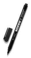 Popisovač permanentní KORES - K-Marker - černý - tenký hrot M   22100