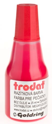 Barva razítková TRODAT, 25ml, červená