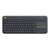 Klávesnice Logitech K400 Plus - bezdrátová US, černá