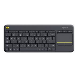 Klávesnice Logitech K400 Plus - bezdrátová US, černá