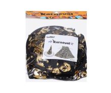 Karneval set - čarodějnice (plášť, klobouk) zlatá   W027547 (3)