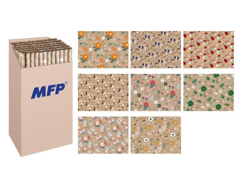 Balicí papír role  KRAFT MIX  - 2x100x70  5811851