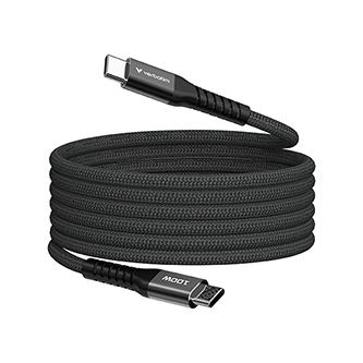 USB kabel Verbatim - USB C samec - USB C samec, 100W, 1.2m, magnetický, černý, box, 31863