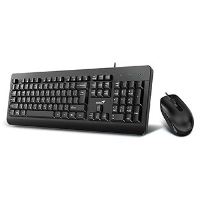 Sada Genius KM-160 COPILOT klávesnice drátová (USB) CZ/SK, černá s optickou myší, klasická (2)