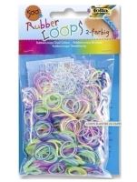 Gumičky zaplétací dvoubarevné 500 - S-clip spony a háček   f339529