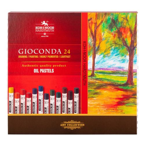 Křídy GIOCONDA olejové sada 24 pastelů (8354)