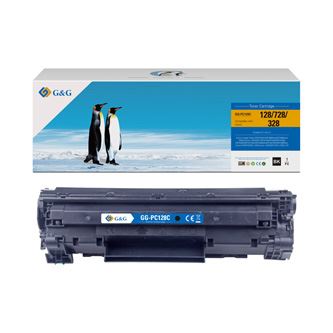 Toner G&G kompatibilní s Canon CRG728, CRG128, CRG328, NT-PC128C, black, 2100str.