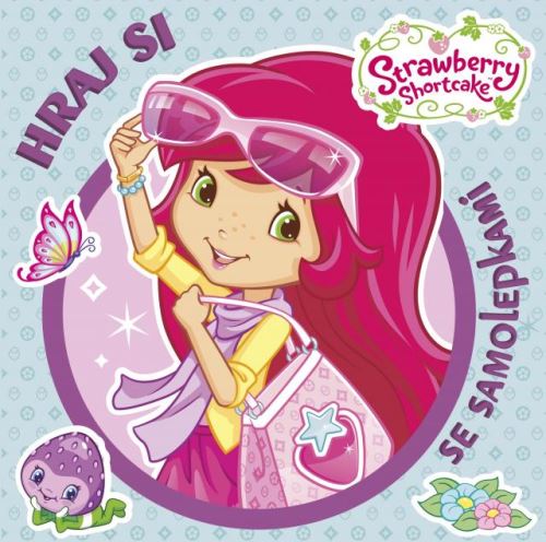 Obrázkové album se znovupoužitelnými samolepkami AKIM - Strawberry