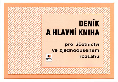 Deník a hlavní účetní kniha A4 OP1005