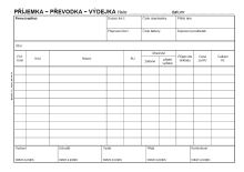 Příjemka Převodka Výdejka A5, průpisný PT235 (3)