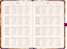 Planbook diář/notes - Vintage květy 2027 - 13 x 21 cm   PGD-37229-V (2)