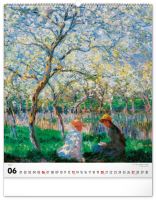 Kalendář nástěnný - Claude Monet 2027 - 48 x 56 cm   PGN-36364-L (6)