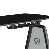 Herní stůl ULTRADESK BOOSTER, 136x70,5 cm, 75 cm, RGB podsvícení, držák sluchátek i nápojů (32)