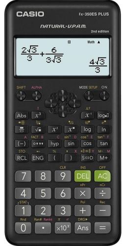 Kalkulačka CASIO FX 350 ES PLUS 2E, černá, stolní